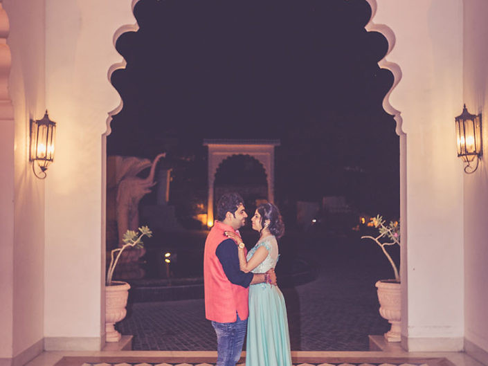 Best candid Couple Photography at night view in Udaipur